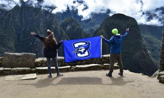 A student studying abroad in Peru