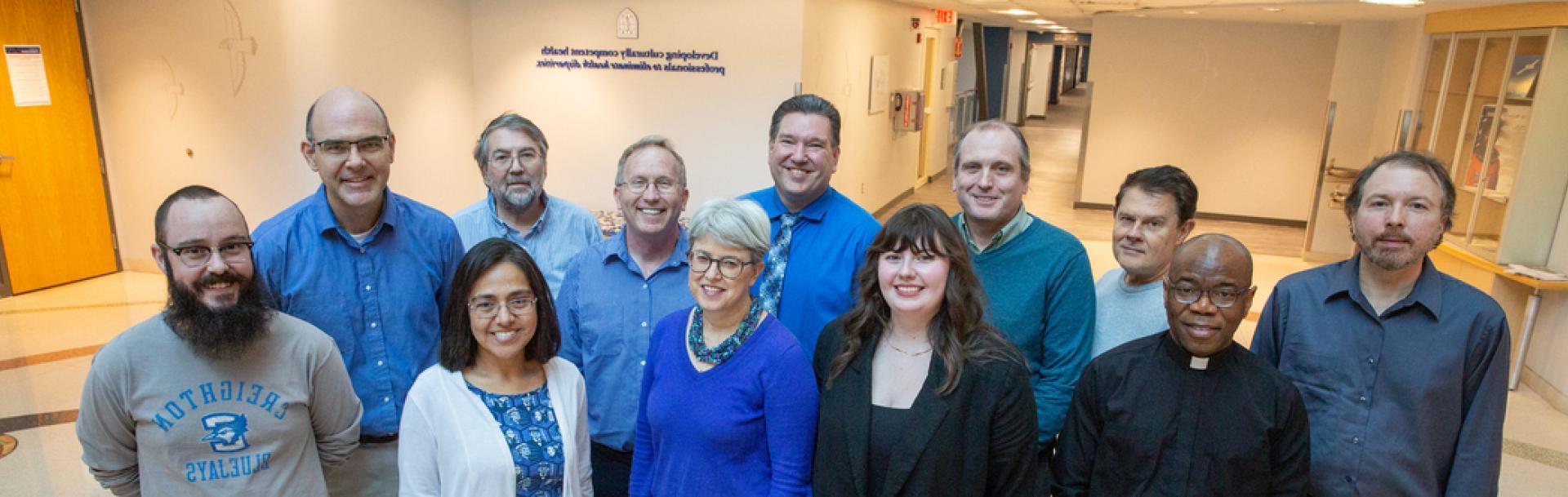 Faculty and staff of the Creighton University Department of Physics