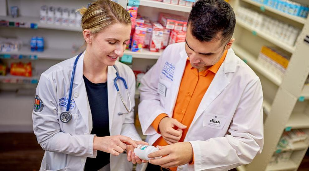 Pharmacy student & faculty member in Creighton Pharmacy